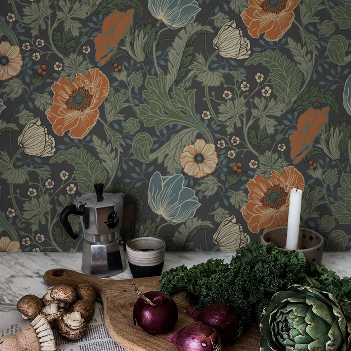 Tapet Apelviken Anemone 33003