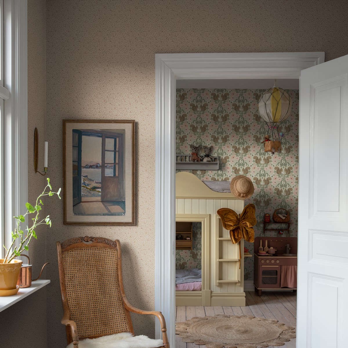 Tapet Grönhaga Clover 44108