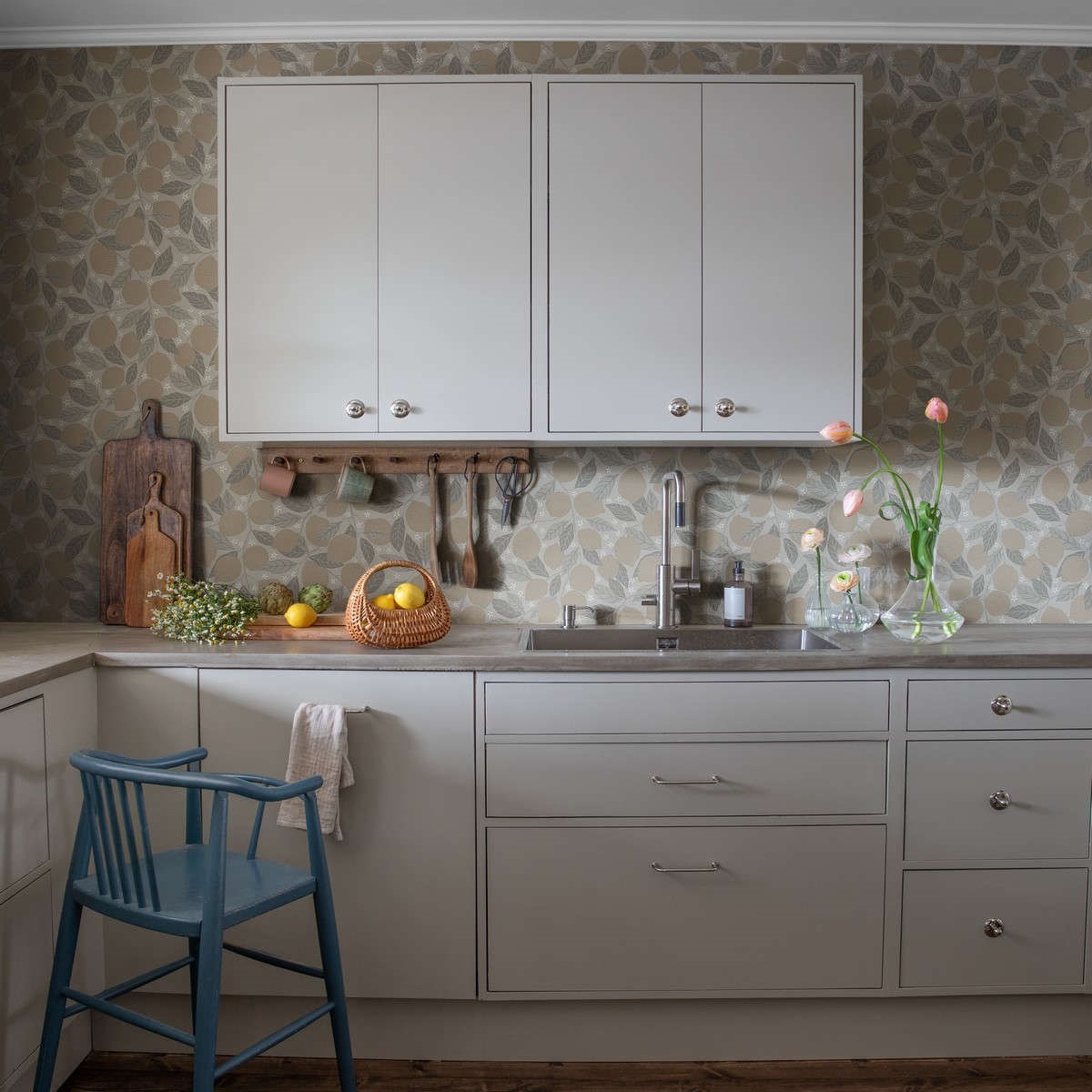 Tapet Grönhaga Lemona 44117