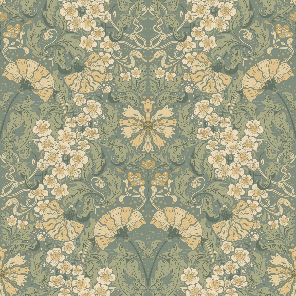 Tapet Hjärterum Öjvind 83113