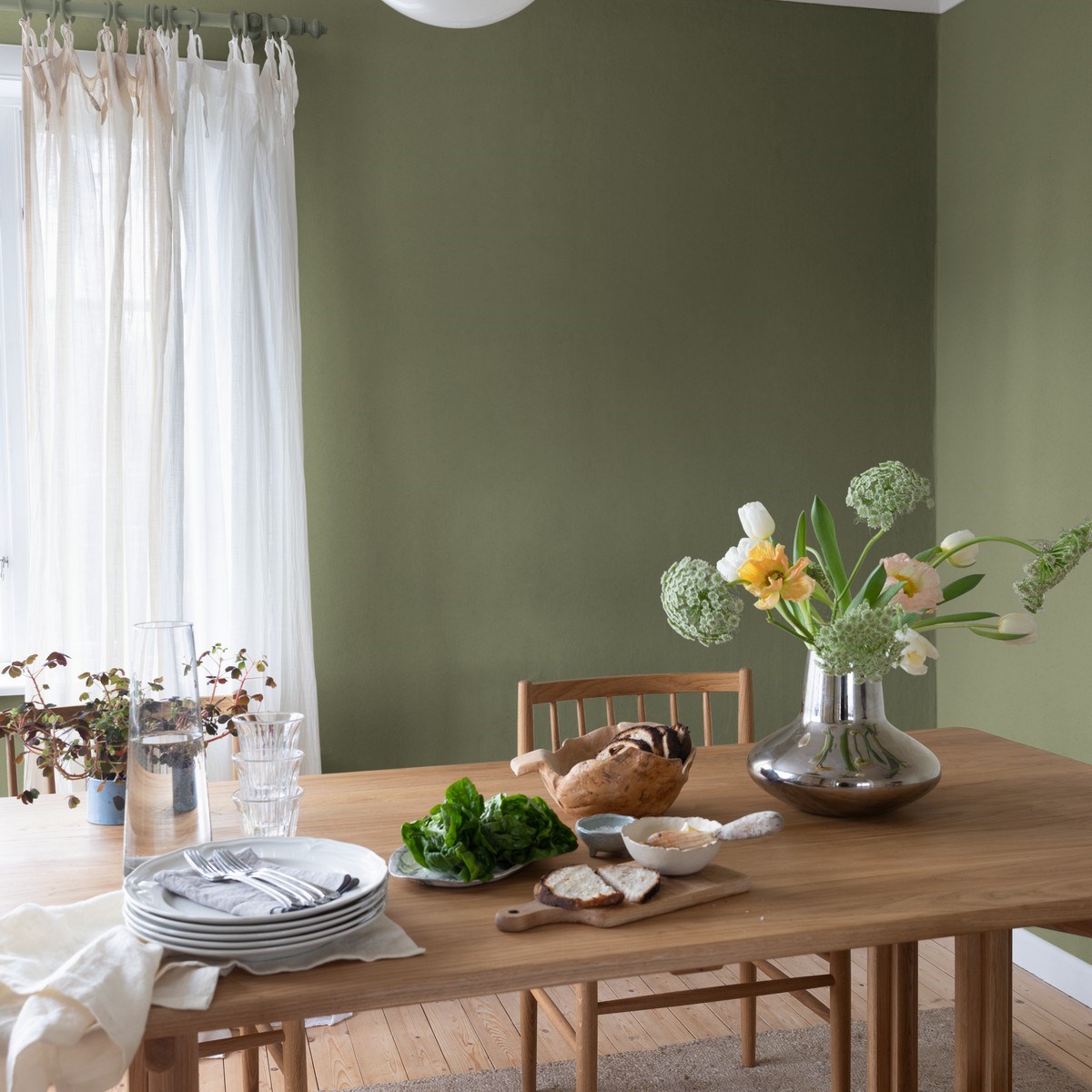 Tapet Kulör Skog 77007