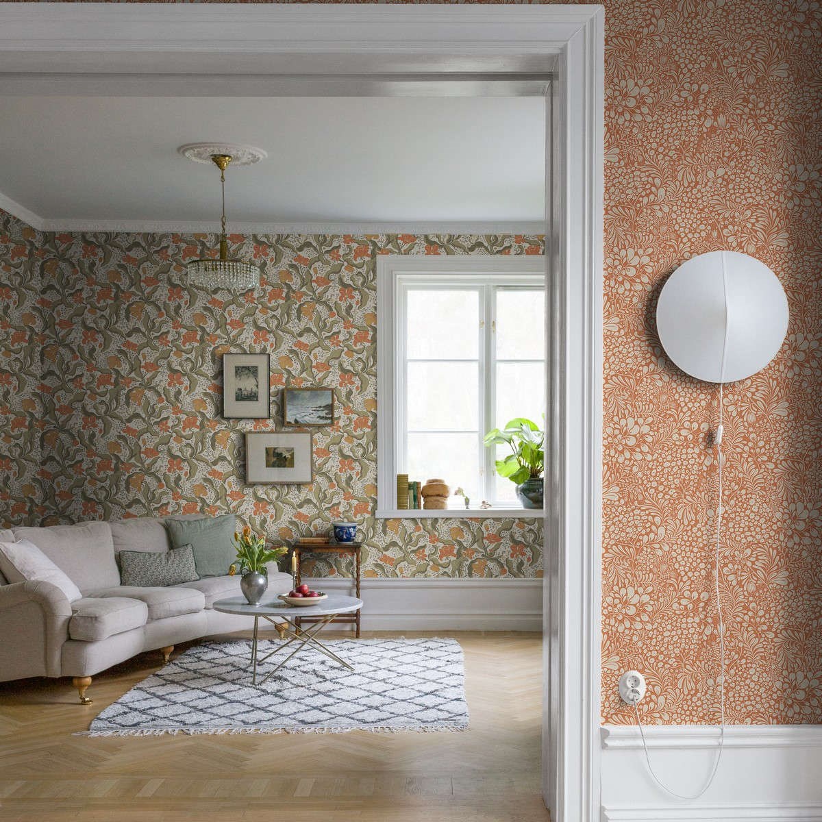 Tapet Lina 2 Siv 65133