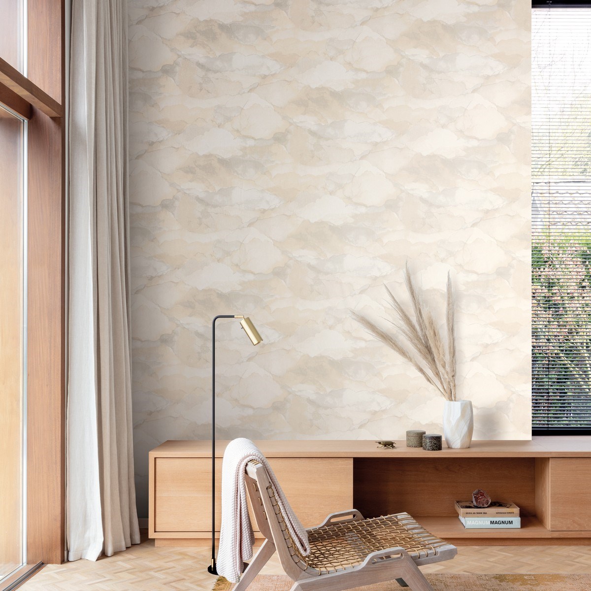 Tapet Lotus Cloud Linen Lot201