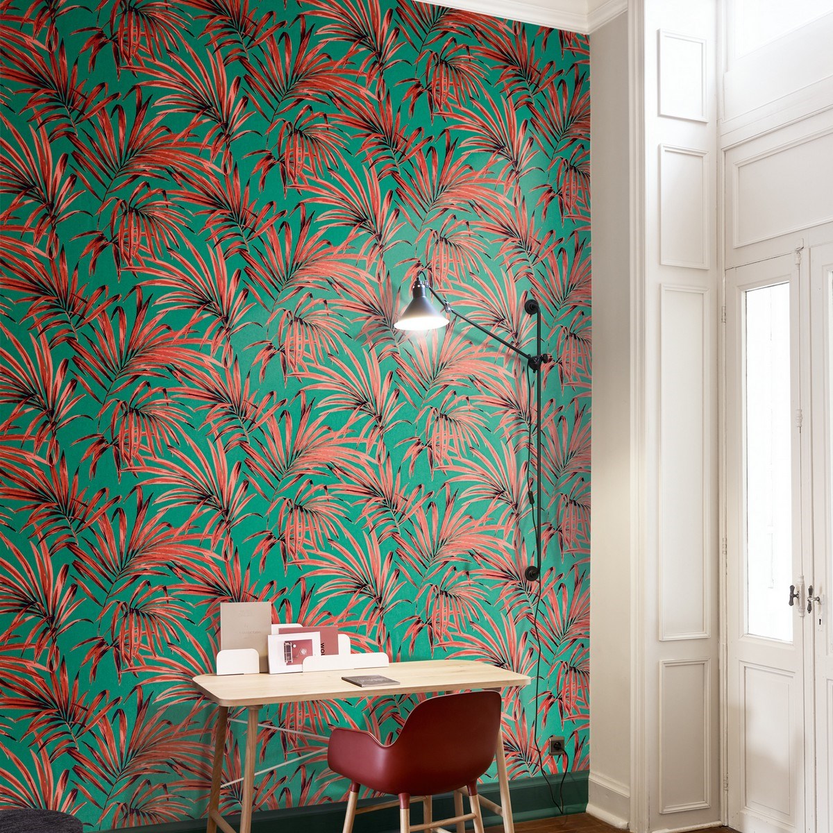 Tapet Lotus Palm Tropical Lot108