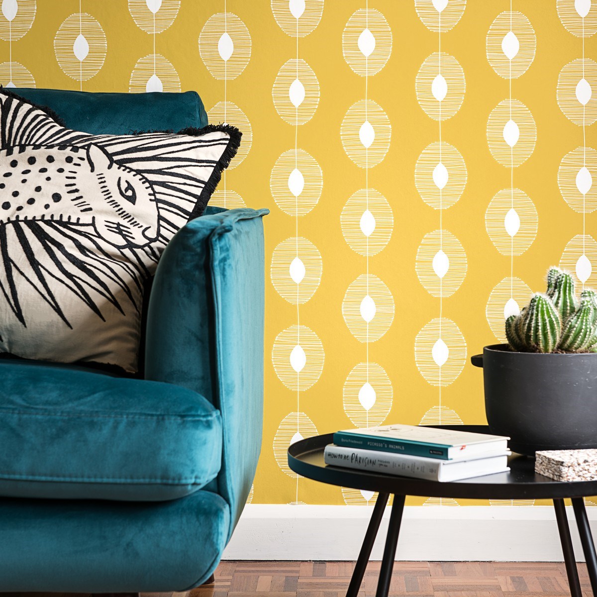 Tapet Signature Dewdrops Citron Misp1358