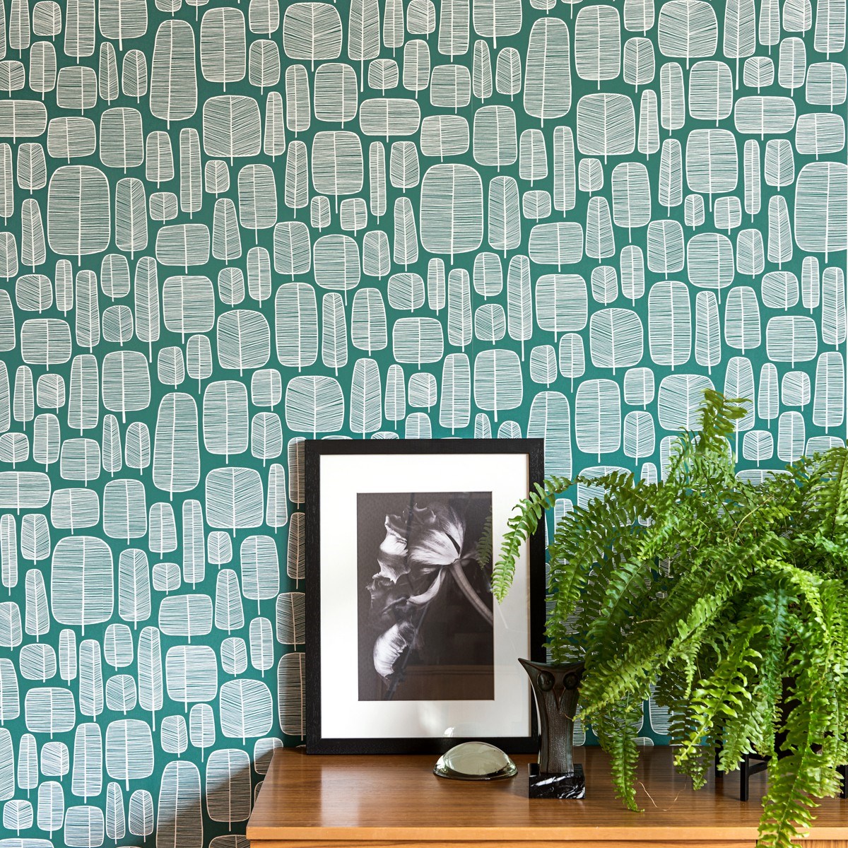 Tapet Signature Little Trees Emerald Misp1350