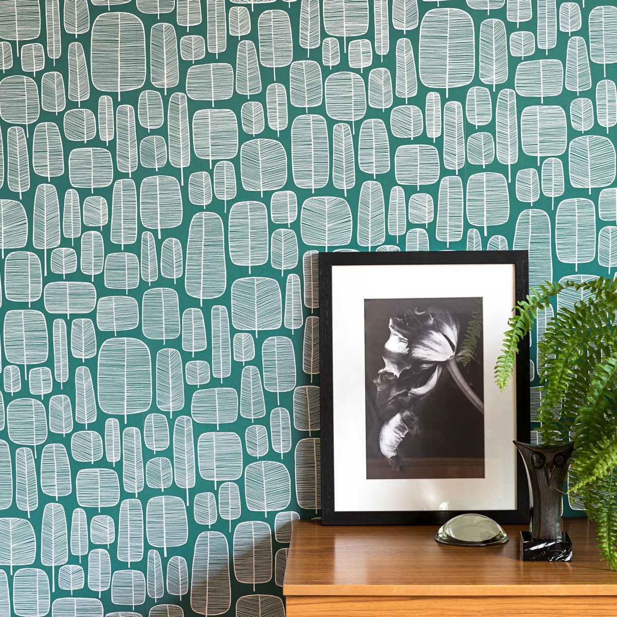 Tapet Signature Little Trees Emerald Misp1350