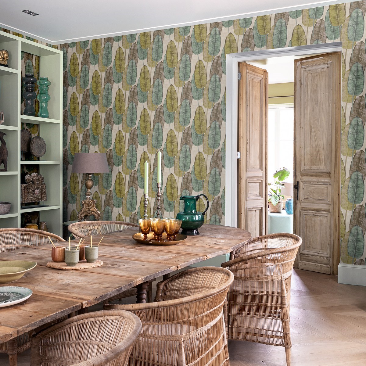 Tapet Tahiti Rubber Tree Ta25081