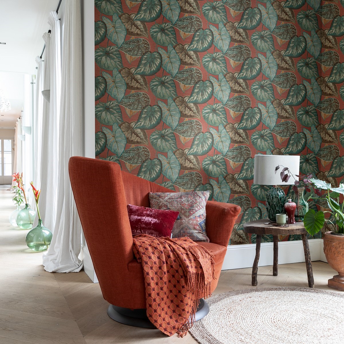 Tapet Tahiti Tropical Leaves Ta25053