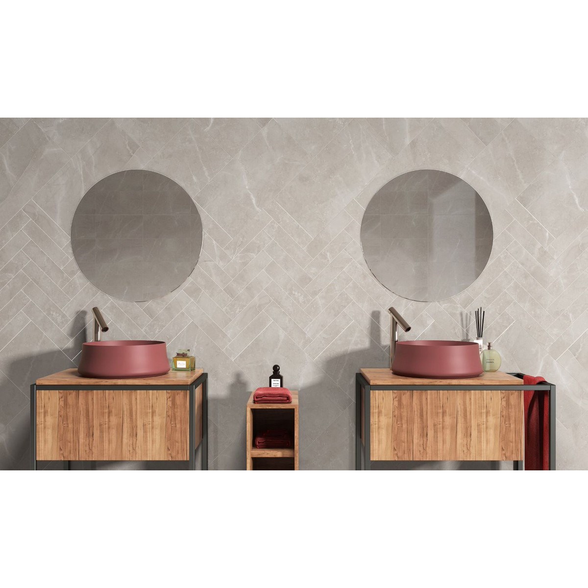 Klinker Granitkeramik Slabs Perla Ljusbeige, 60x60cm, Blank