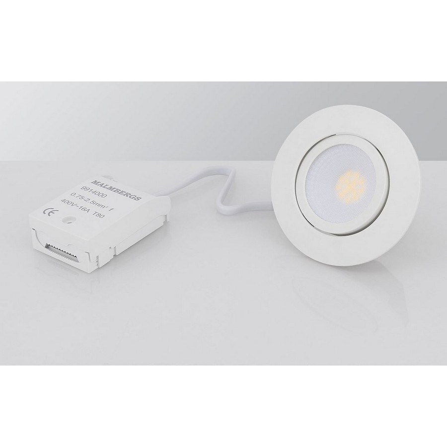 Downlight MD-230, LED 5W Vit IP44