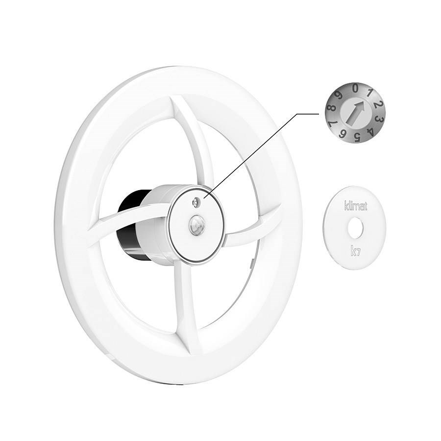 Badrumsfläkt Klimat K7