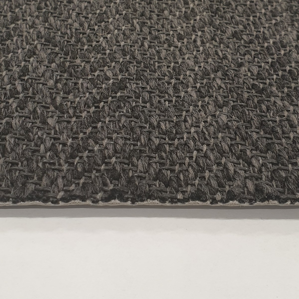 Heltäckningsmatta Herringbone 40 400cm, Mörkgrå