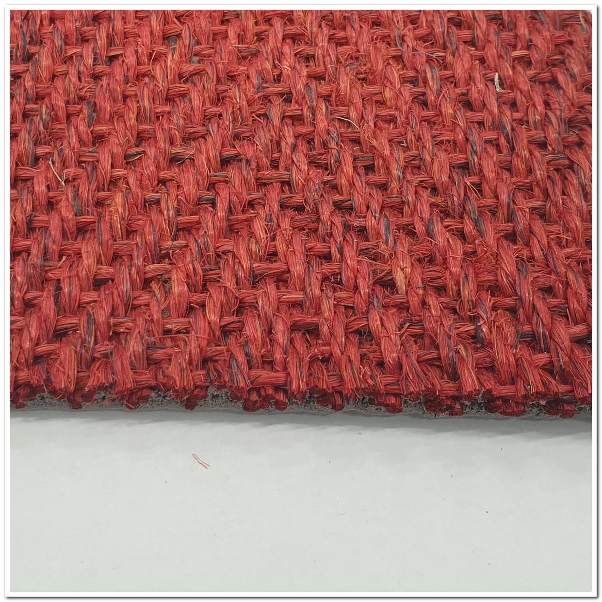 Heltäckningsmatta Sisal Havanna 361 400cm, Röd