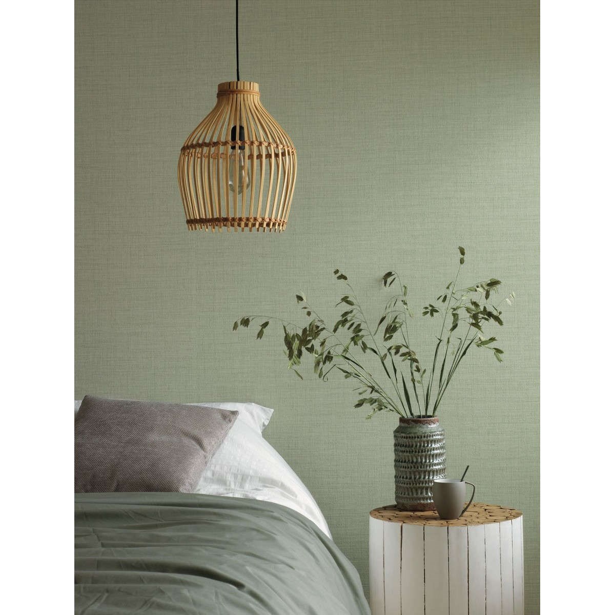 Tapet Tweed Uni Lichen Twed85477345