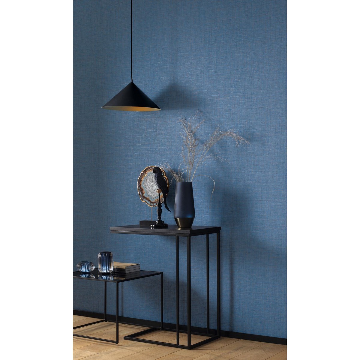 Tapet Tweed Uni Denim Twed85476405