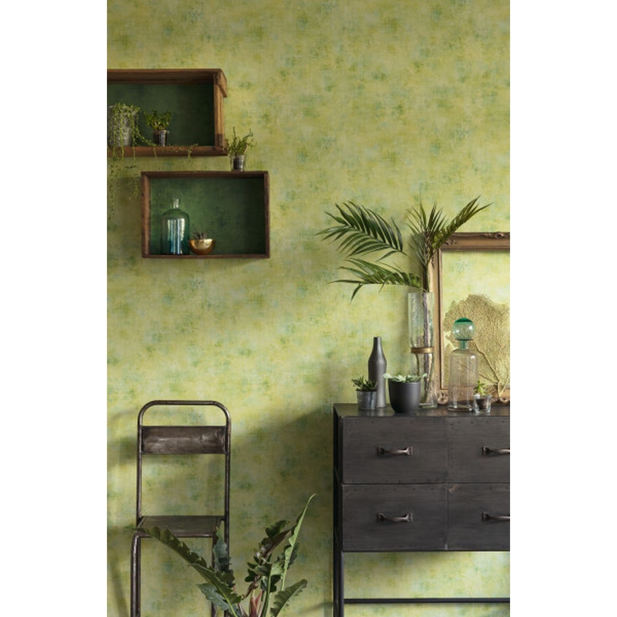 Tapet Telas 2 Uni Vert Bleu Tel69877266