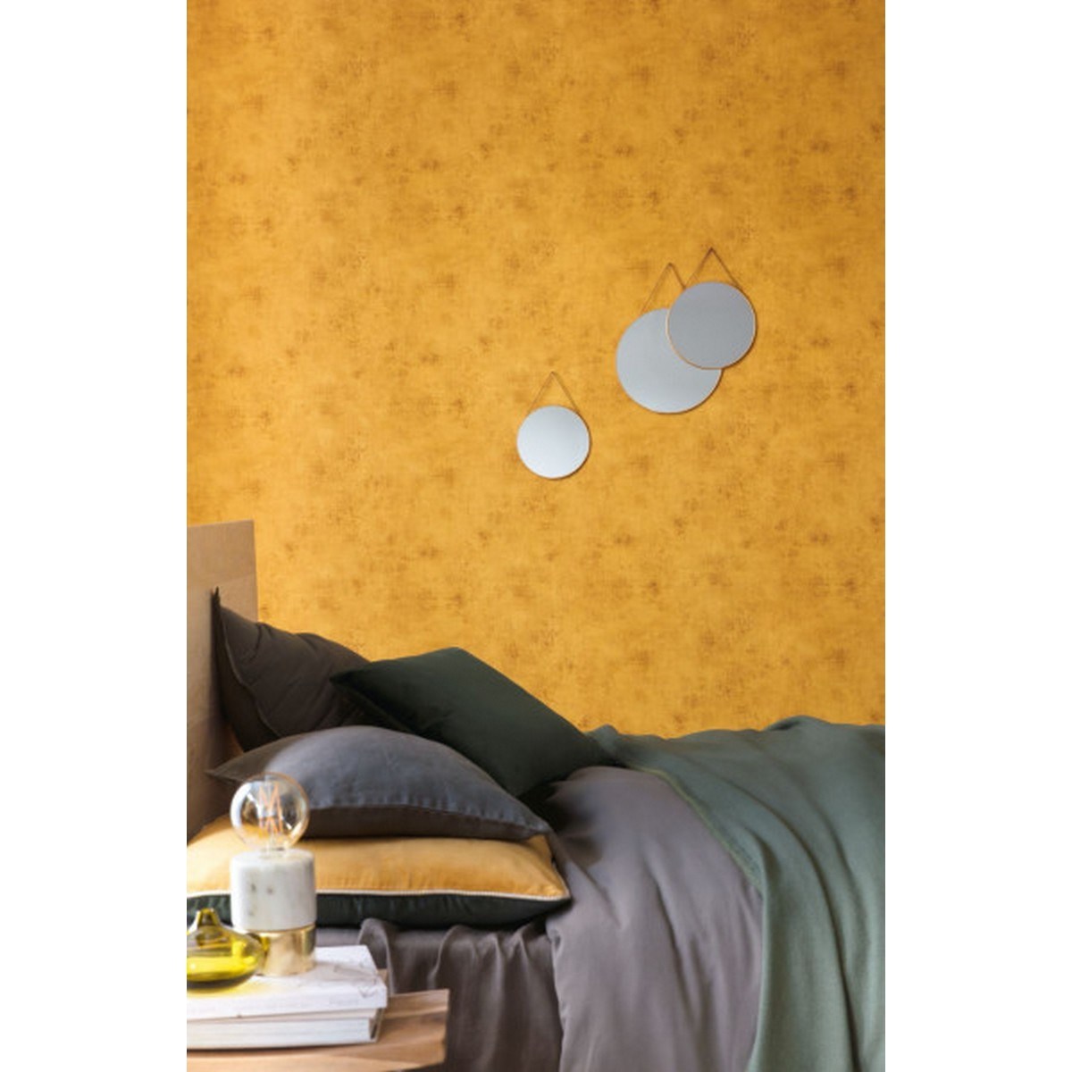 Tapet Telas 2 Uni Ocre Tel69872599