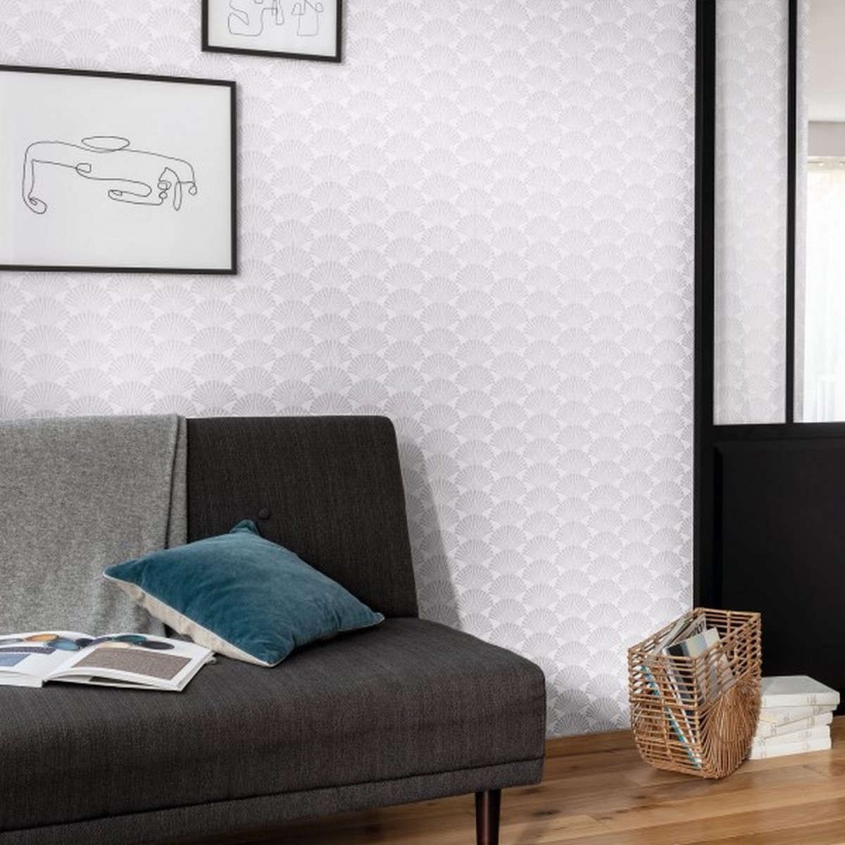 Tapet So White 4  SO White 4 Pearl Blanc Argent Swt100490198