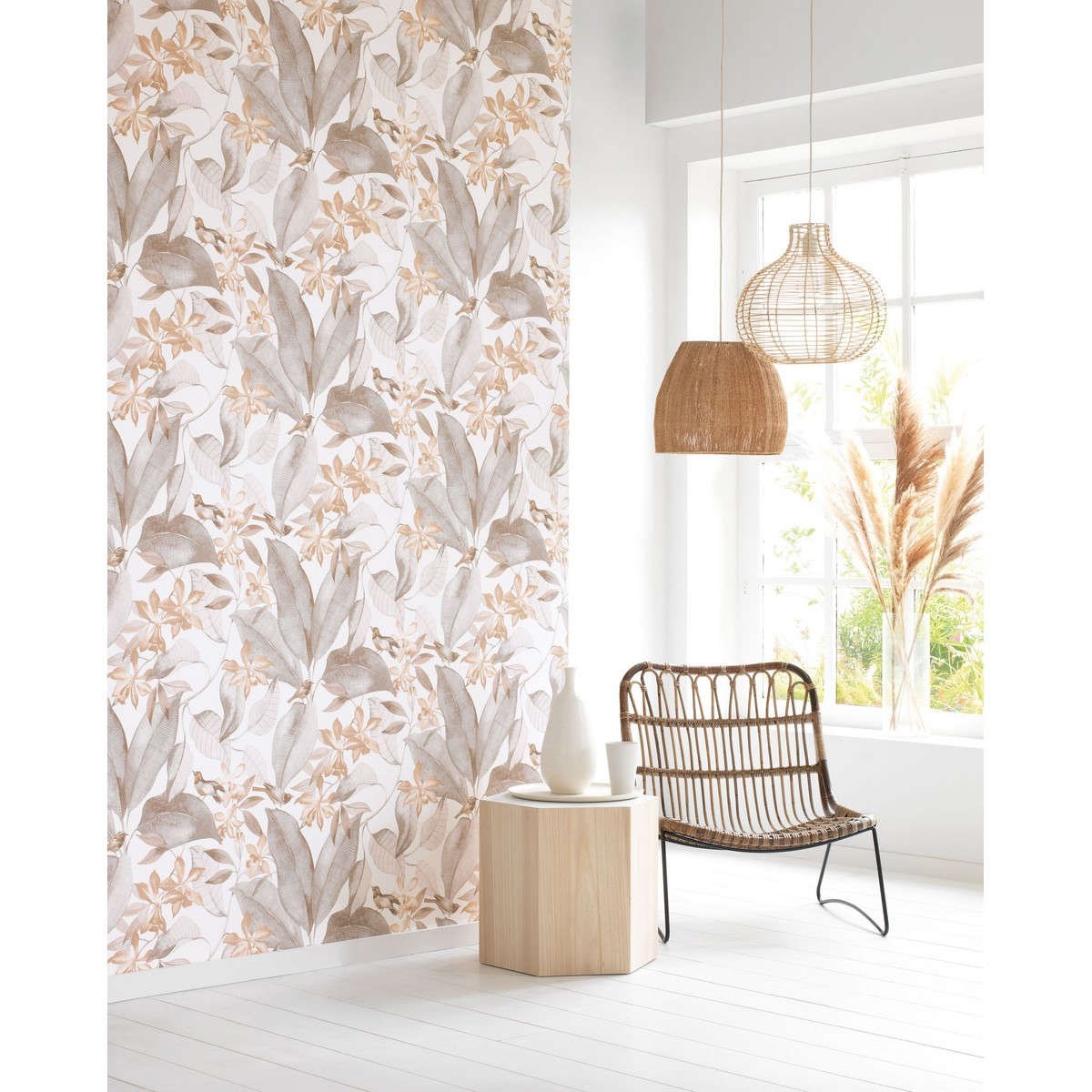 Tapet So White 4 Birdsong Taupe / Gris Swht85389242