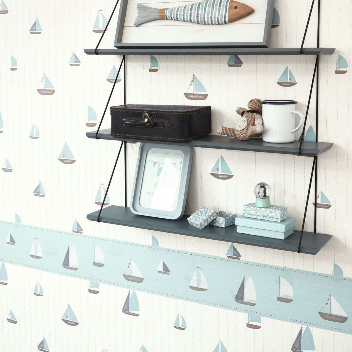 Tapetbård Rose & Nino Rose & Nino Frise Babord Bleu Roni85676489