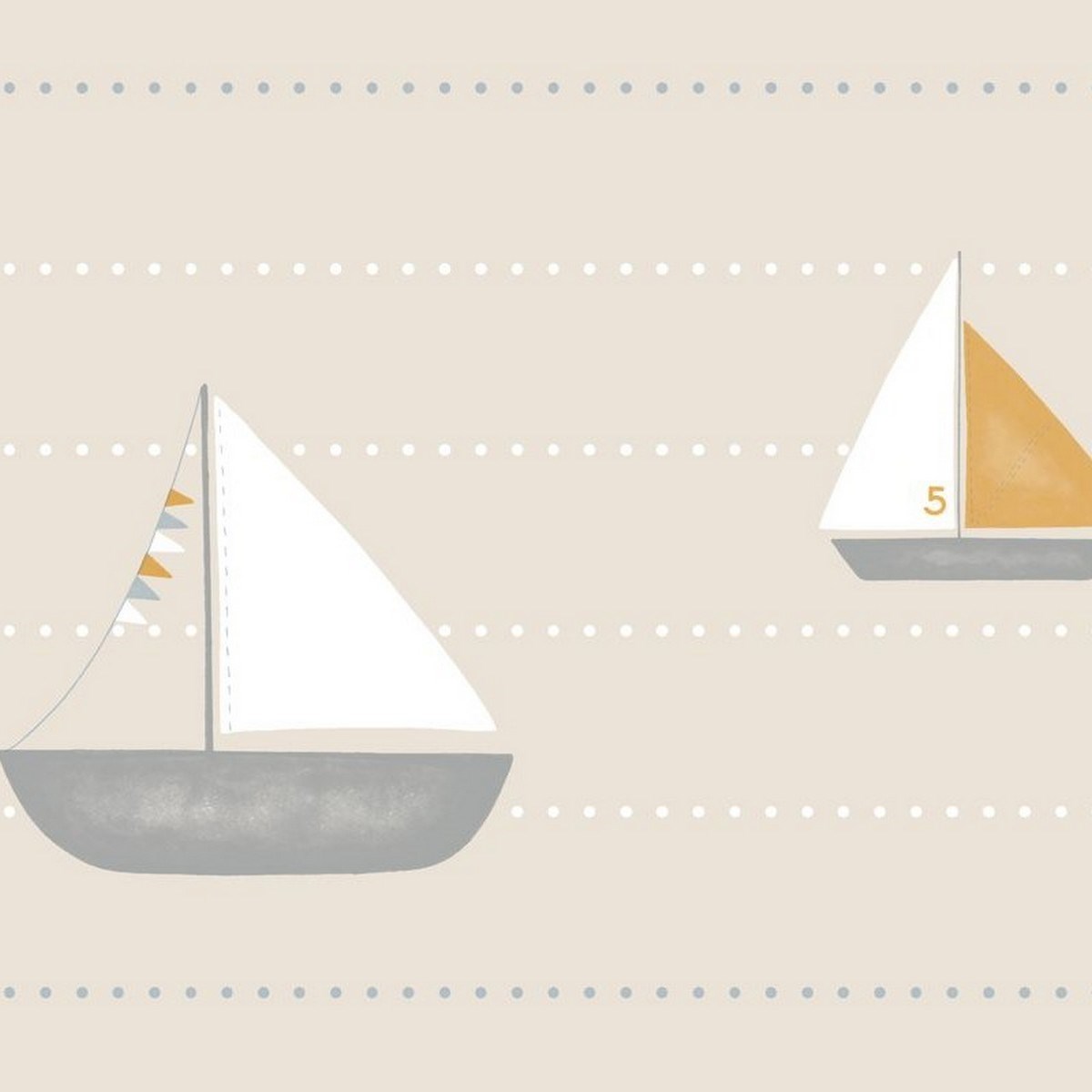 Tapetbård Rose & Nino Rose & Nino Frise Babord Beige / Jaune Roni85671258