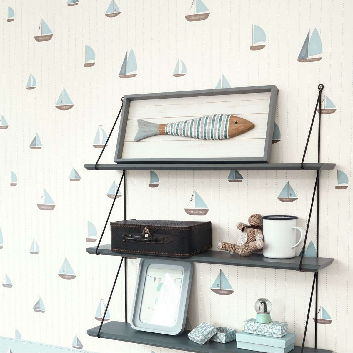 Tapet Rose & Nino Rose & Nino Babord Bleu Roni85666411