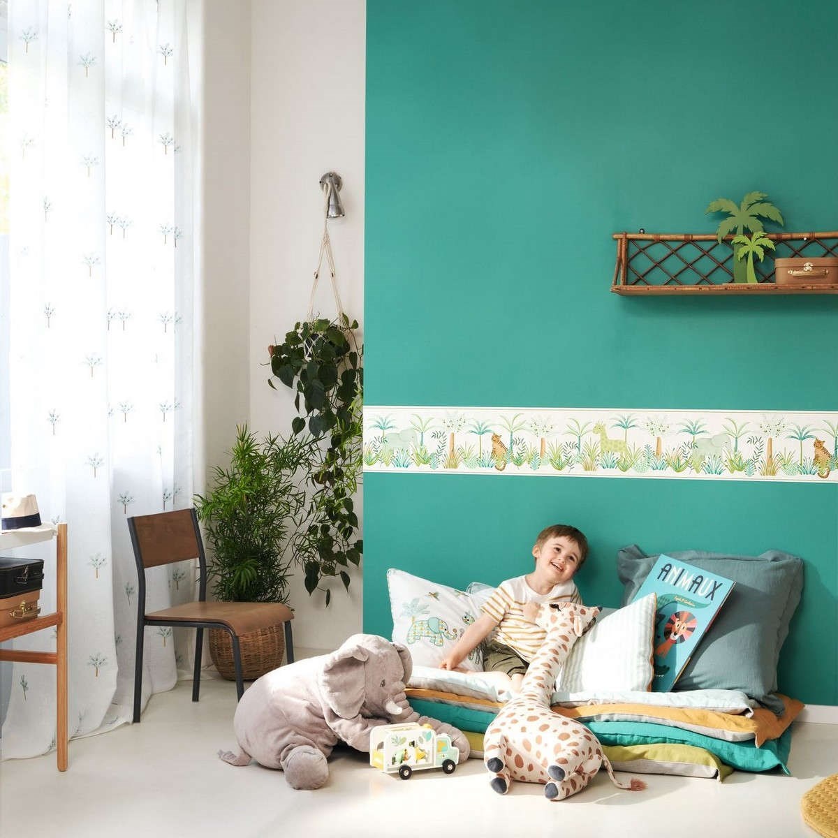 Tapetbård Rose & Nino Rose & Nino Frise Leon Vert Roni85657588