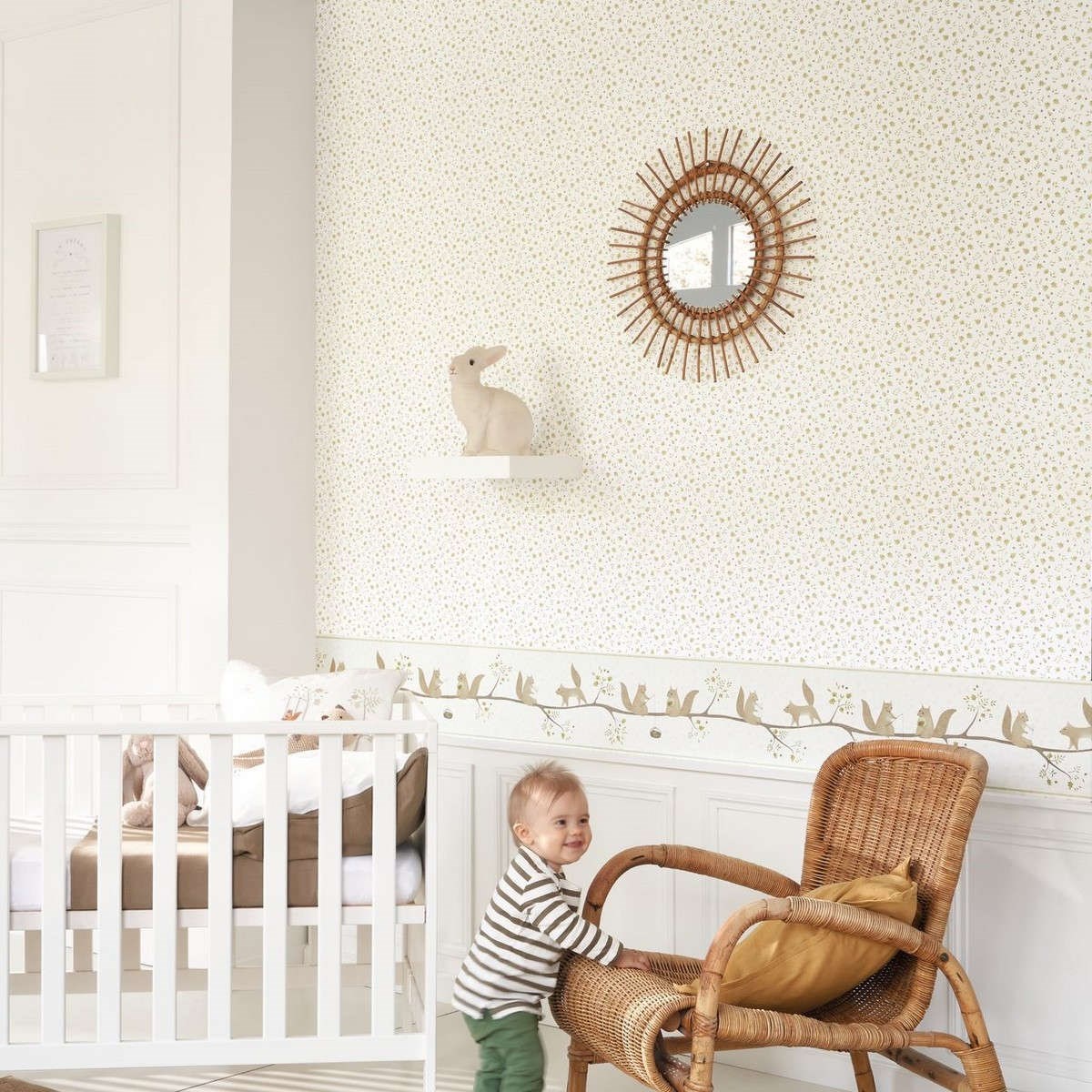 Tapet Rose & Nino Rose & Nino Espiegle Vert Roni85637211