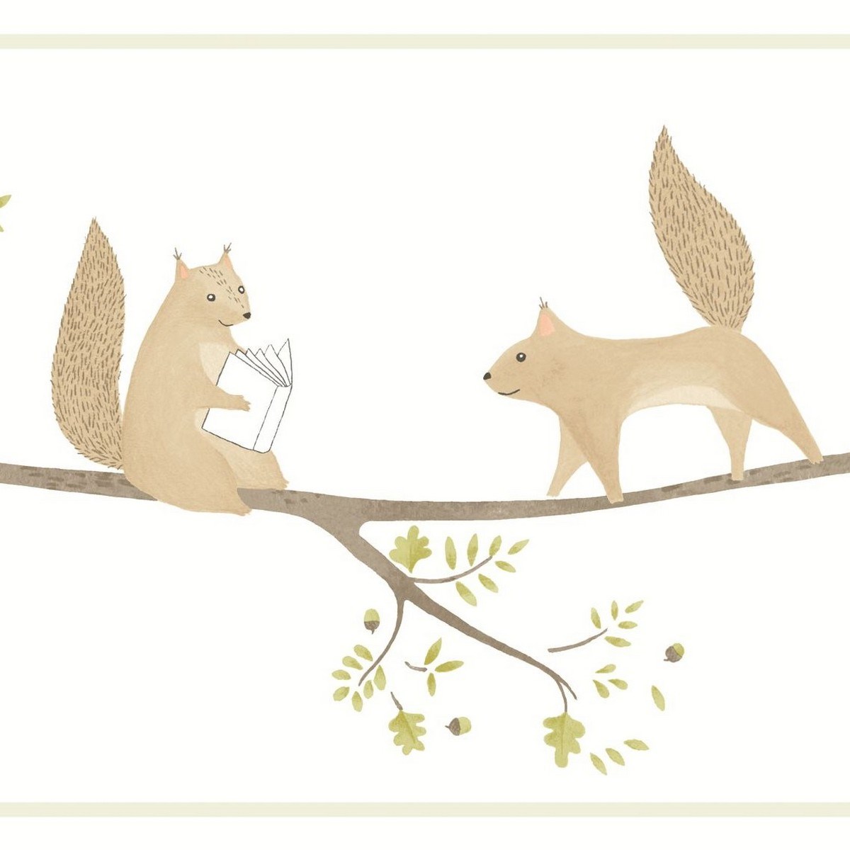 Tapetbård Rose & Nino Rose & Nino Frise Oscar Vert Roni85627119