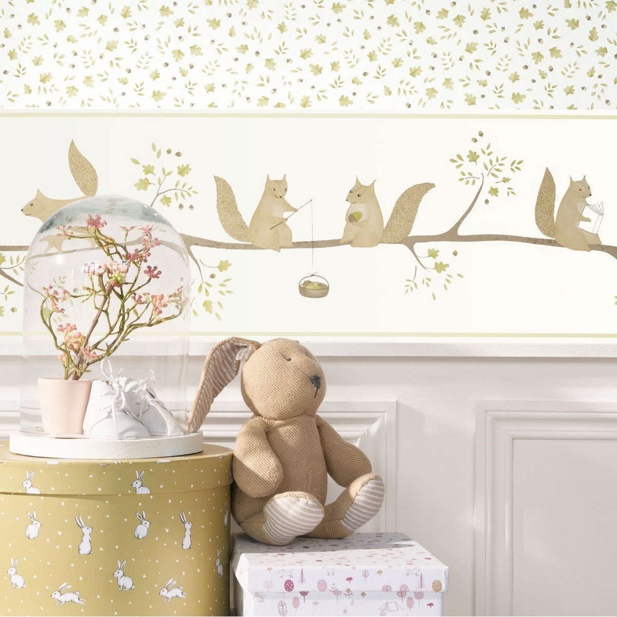 Tapetbård Rose & Nino Rose & Nino Frise Oscar Vert Roni85627119