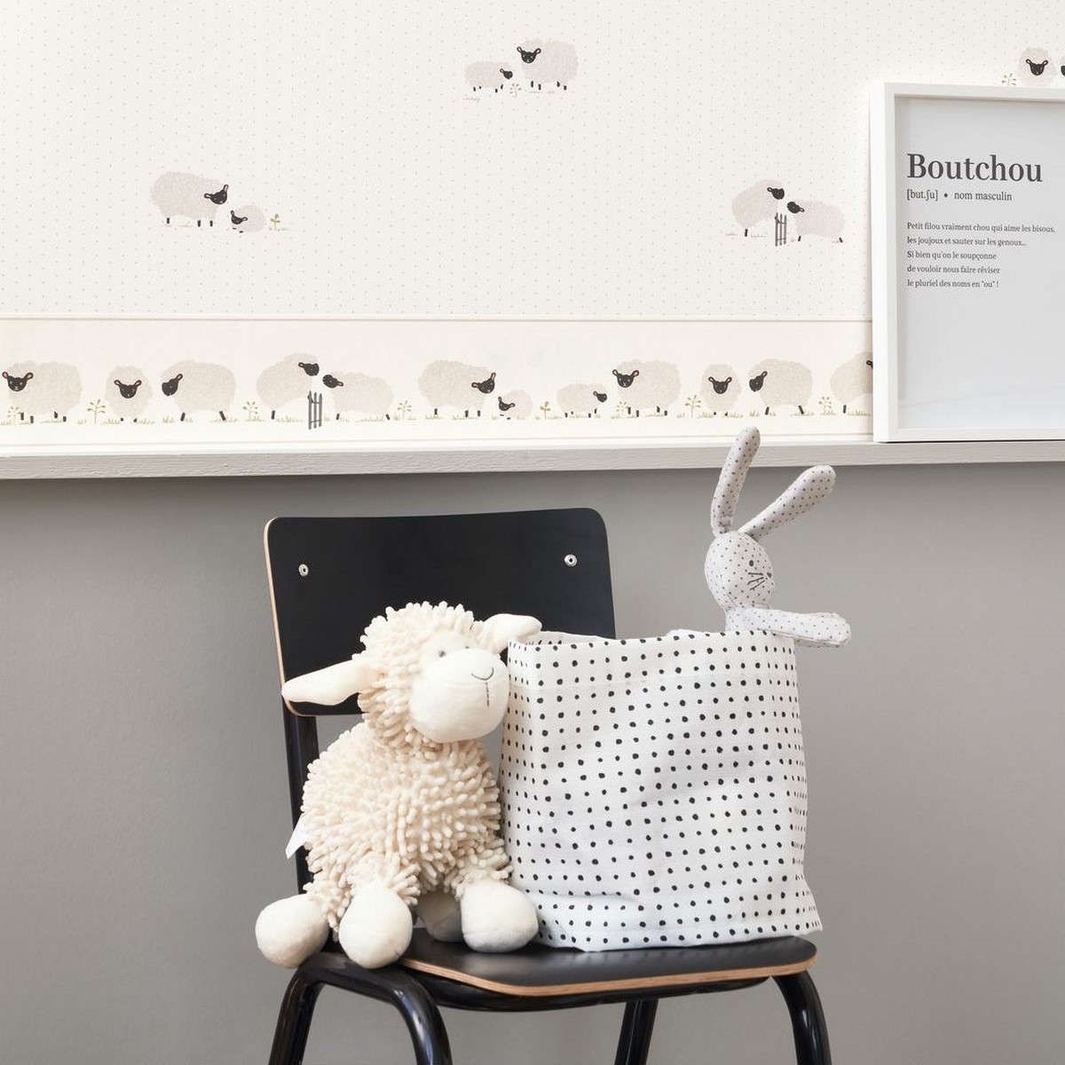 Tapetbård Rose & Nino Rose & Nino Frise Nino Gris Roni85579228