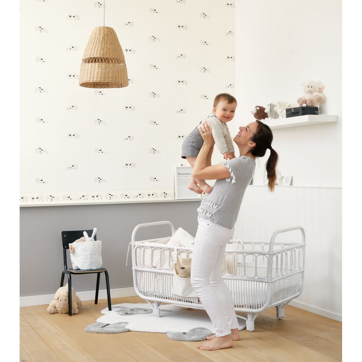 Tapet Rose & Nino Rose & Nino Nino Gris Roni85569213