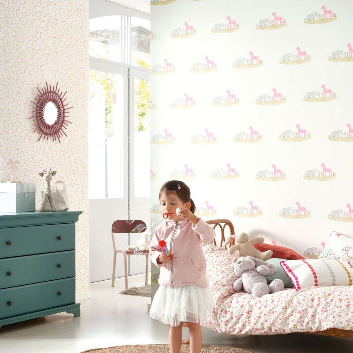 Tapet Rose & Nino Rose & Nino Gourmande Rose Roni85544416