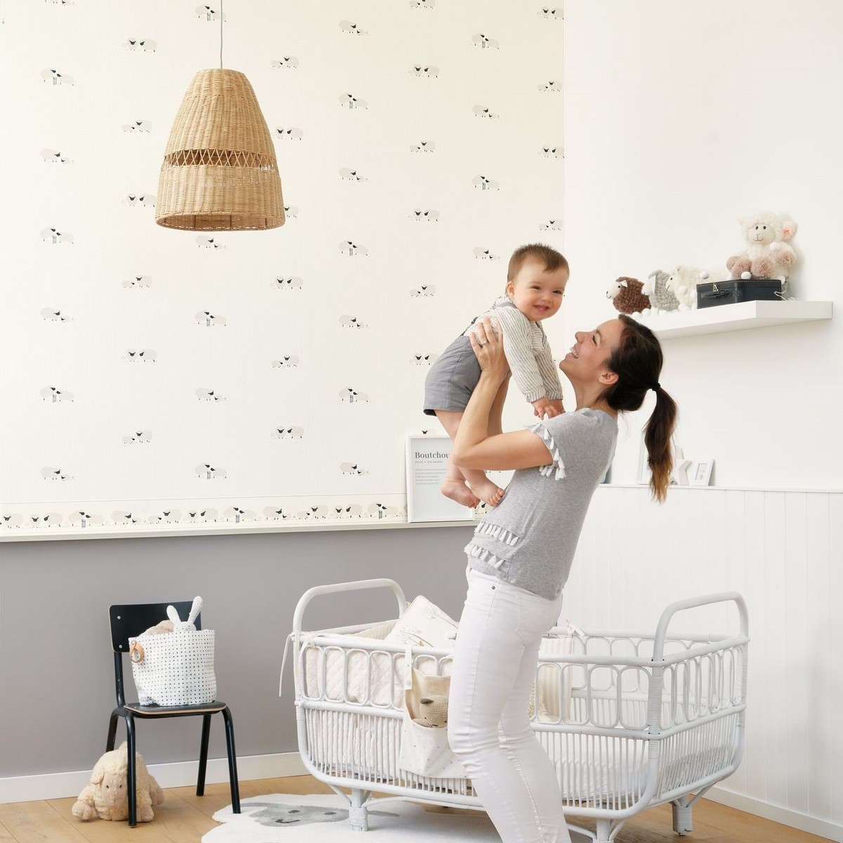 Tapet Rose & Nino Rose & Nino Uni Gris Fonce Roni69869528