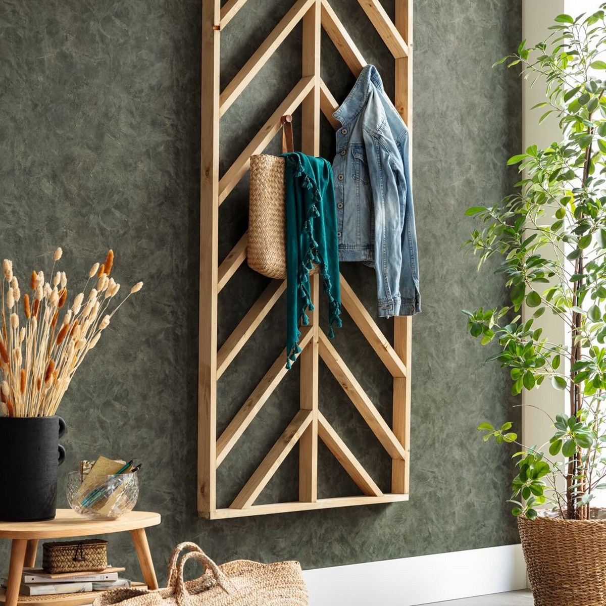 Tapet Patine 2 Uni Metallise / Nacre Vert Kaki Dore Pae103687742