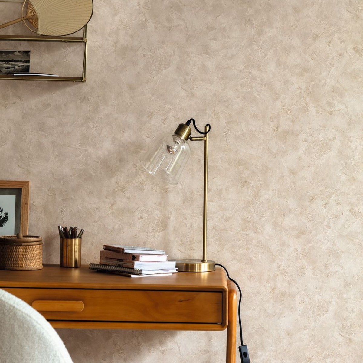 Tapet Patine 2 Uni Beige Quartz Pae100221933