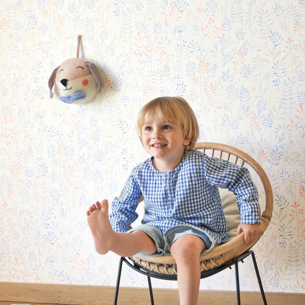 Tapet Once Upon A Time Wild Garden Bleu Ciel Ouat88326782