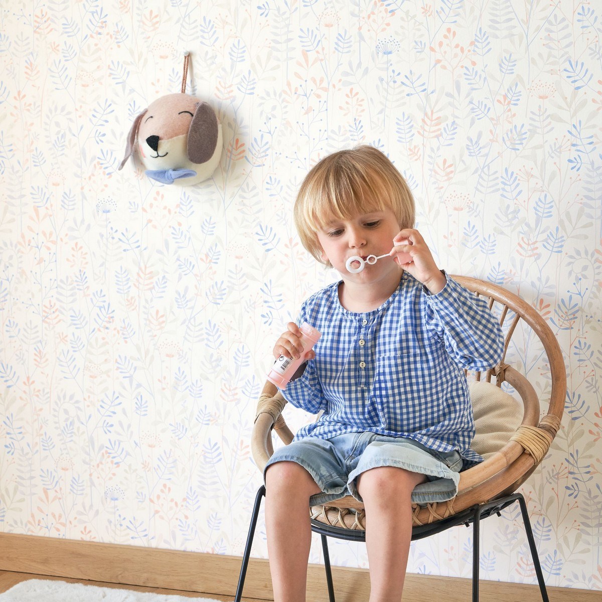 Tapet Once Upon A Time Wild Garden Bleu Ciel Ouat88326782