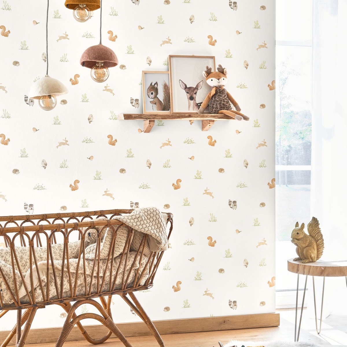 Tapet Once Upon A Time Companions OF The Forest Vert Amande Ouat88257024