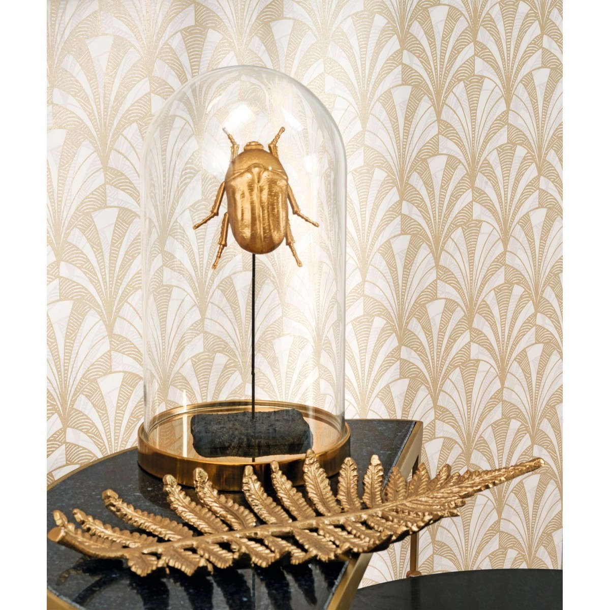 Tapet 1930 Palmette Beige Mnct85731202