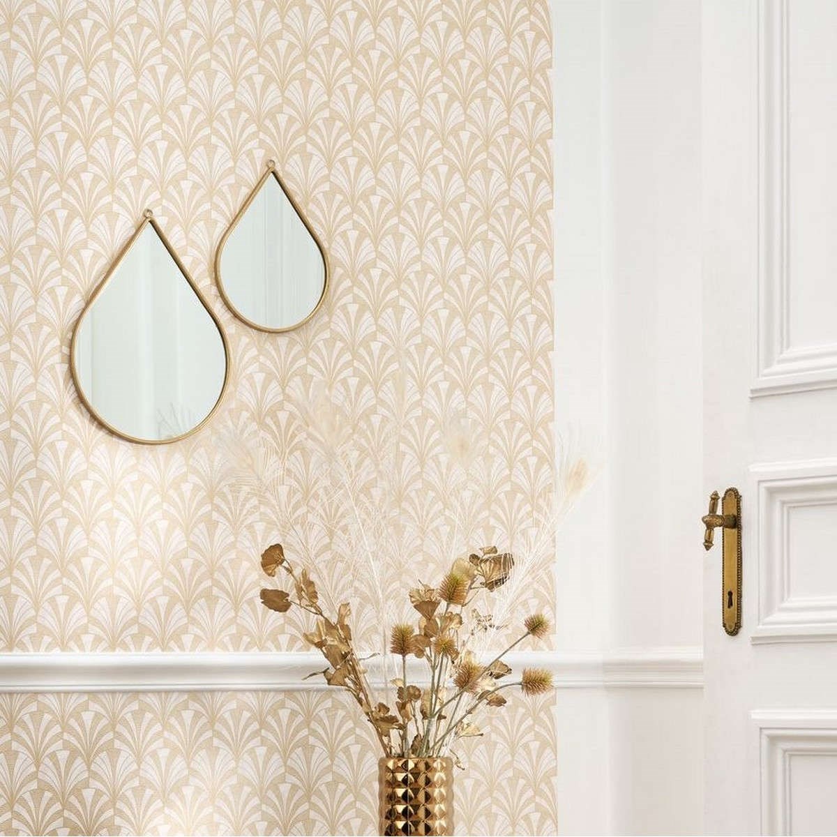 Tapet 1930 Palmette Beige Mnct85731202