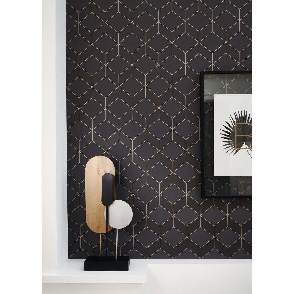 Tapet 1930 Metro Noir Mnct85689533