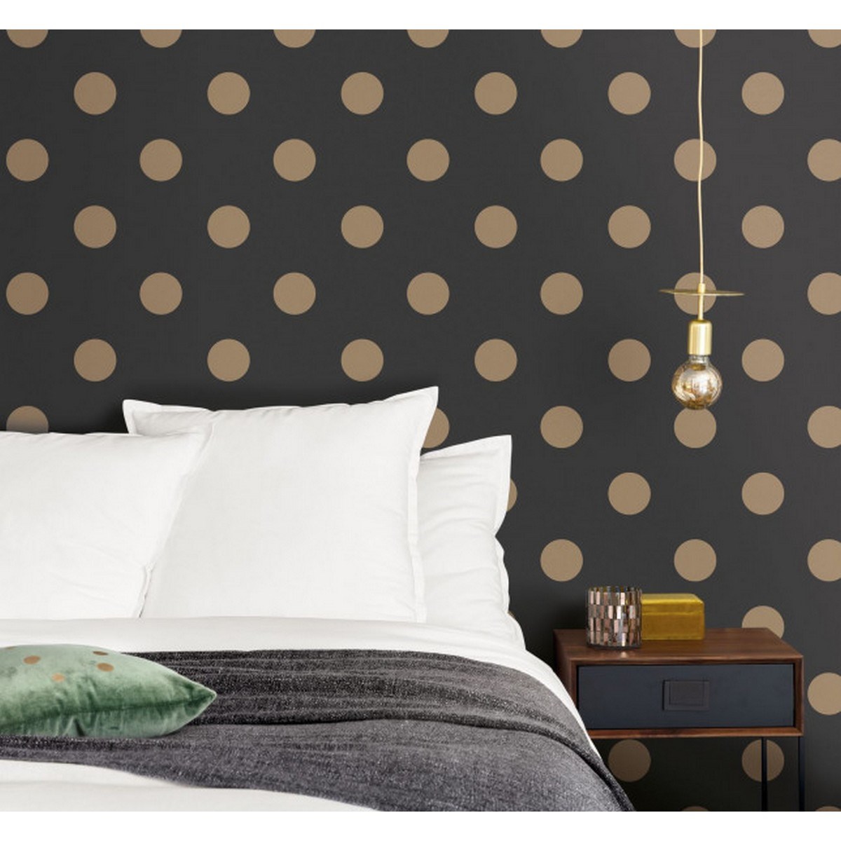 Tapet Moonlight  Fullmoons Jaune Mlg101212092