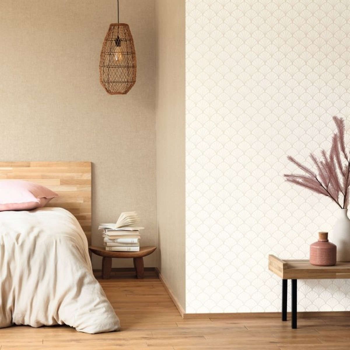 Tapet Hygge Uni Beige Hyg100601212