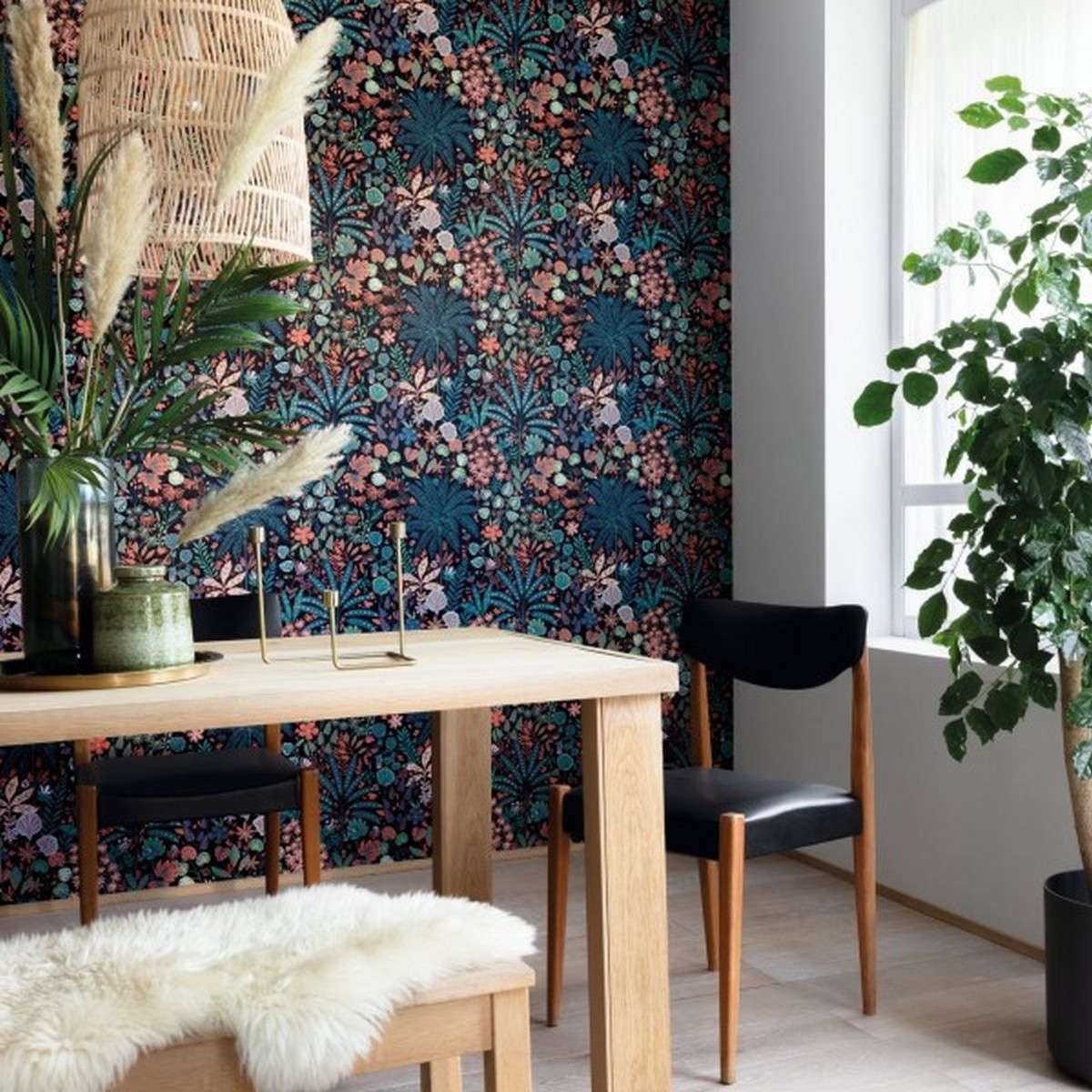 Tapet Hygge Hope Multico / Noir Hyg100599922