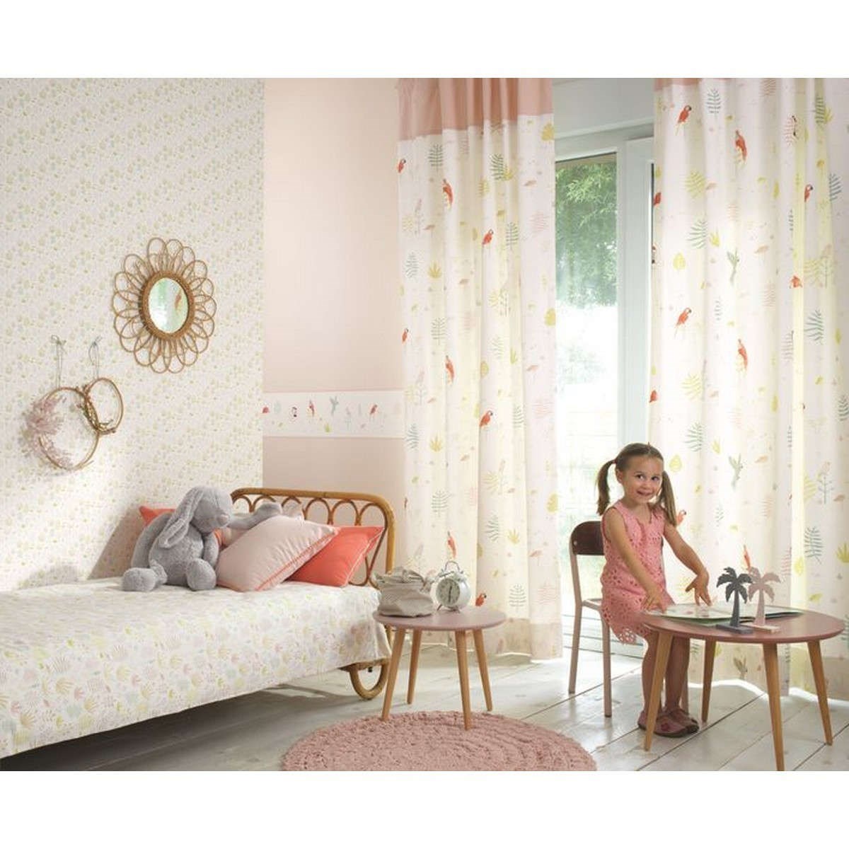 Tapetbård Happy Dreams Frise Tropical Corail Hpdm82873235