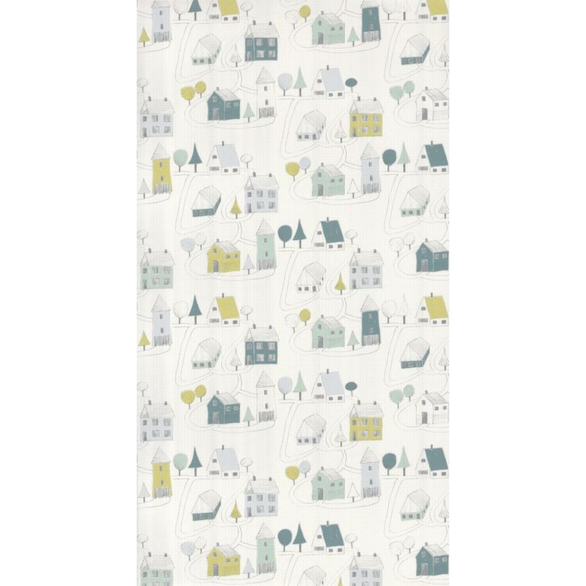 Tapet Happy Dreams Small Village Menthe/vert Hpdm82847128