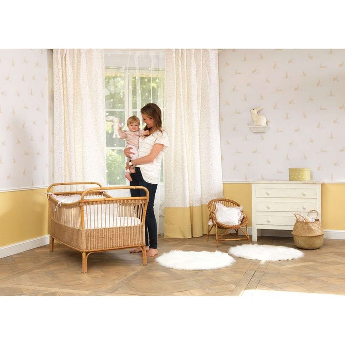 Tapet Happy Dreams Pois Jaune Hpdm29792536