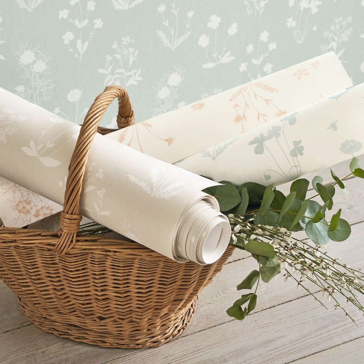 Tapet Gardens Herbier Vert Aloe Gadn87627045